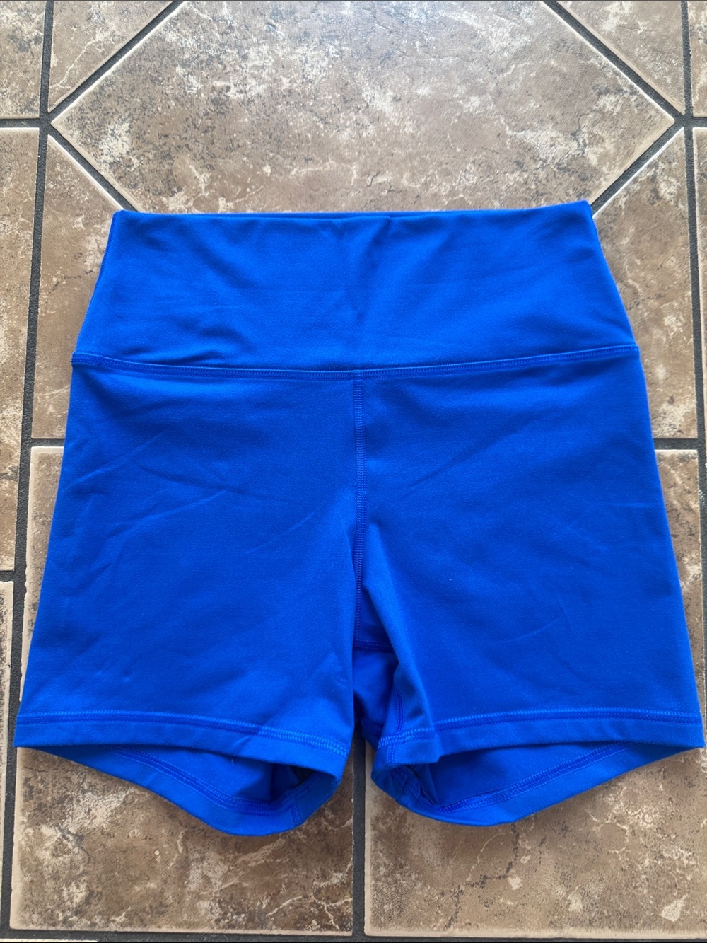 FLEO True High short 4” higher rise - cobalt blue